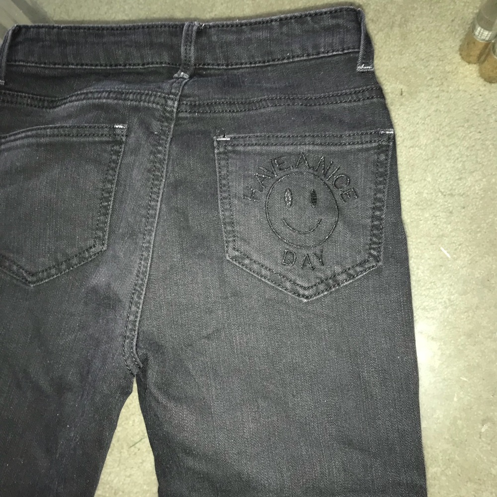 Black Fun Ripped Jeans - Picture 3 of 3